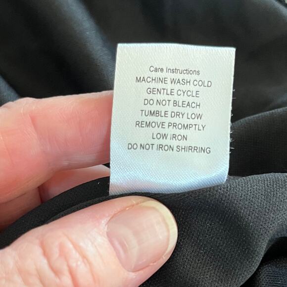 Emerald Sundae Black Stretch Ruched Bodycon Long Sleeve V-Neck Dress Plus 18 NWT - Picture 13 of 15